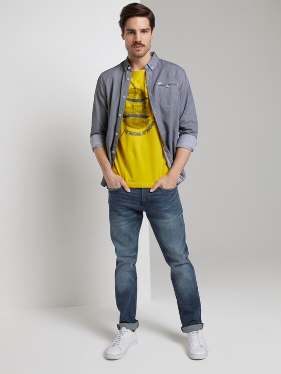 T-Shirt mit Foto-Print - Männer - Californian Yellow T-Shirt mit Foto-Print - Männer - Californian Yellow - 3 - TOM TAILOR