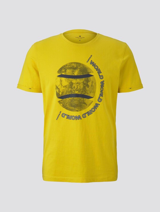 T-Shirt mit Foto-Print - Männer - Californian Yellow T-Shirt mit Foto-Print - Männer - Californian Yellow - 7 - TOM TAILOR
