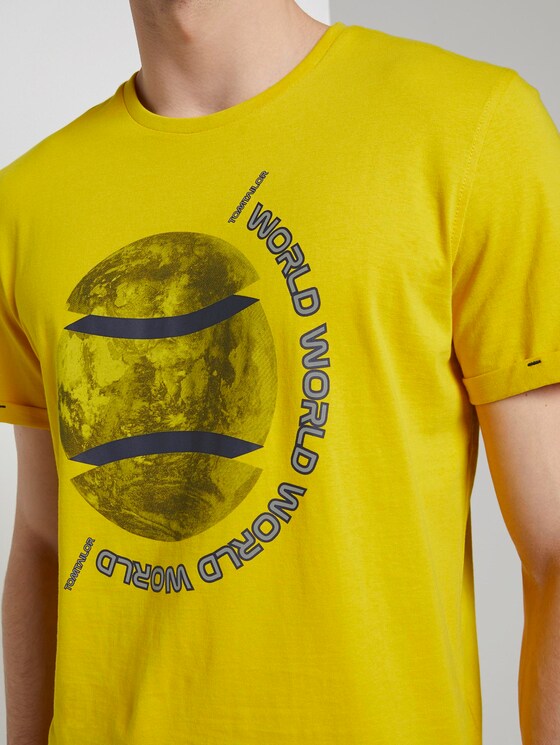 T-Shirt mit Foto-Print - Männer - Californian Yellow T-Shirt mit Foto-Print - Männer - Californian Yellow - 9 - TOM TAILOR