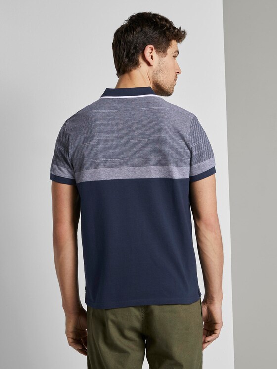 Gestreiftes Poloshirt - Männer - Sky Captain Blue Gestreiftes Poloshirt - Männer - Sky Captain Blue - 2 - TOM TAILOR