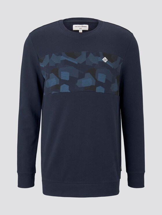 Sweatshirt mit Print - Männer - Sky Captain Blue Sweatshirt mit Print - Männer - Sky Captain Blue - 7 - TOM TAILOR Denim