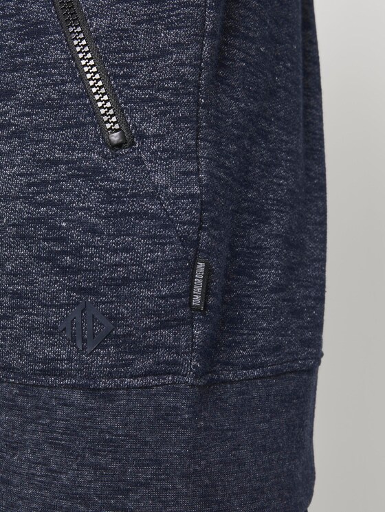 Sweatjack met hoodie - Mannen - Sky Captain Blue Non-Solid Sweatjack met hoodie - Mannen - Sky Captain Blue Non-Solid - 10 - TOM TAILOR Denim