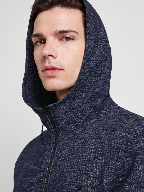 Sweatjack met hoodie - Mannen - Sky Captain Blue Non-Solid Sweatjack met hoodie - Mannen - Sky Captain Blue Non-Solid - 9 - TOM TAILOR Denim