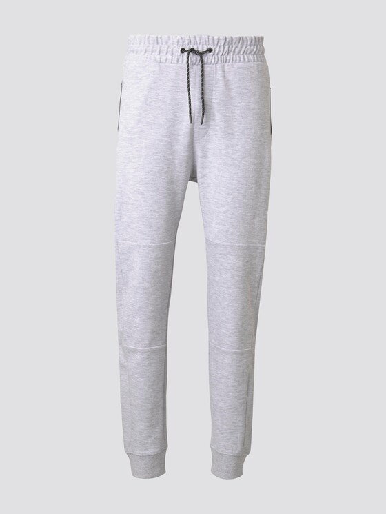 Jogginghose mit Teilungsnähten - Männer - Light Stone Grey Melange Jogginghose mit Teilungsnähten - Männer - Light Stone Grey Melange - 7 - TOM TAILOR Denim