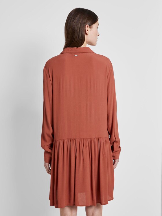 Mini blouse dress - Women - fox orange Mini blouse dress - Women - fox orange - 2 - TOM TAILOR Denim