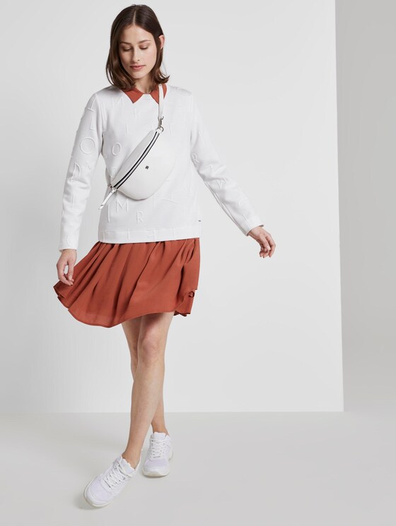 Mini blouse dress - Women - fox orange Mini blouse dress - Women - fox orange - 3 - TOM TAILOR Denim