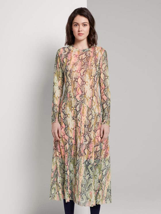 Dress with a snake print - Women - colourful snake print Dress with a snake print - Women - colourful snake print - 1 - TOM TAILOR Denim