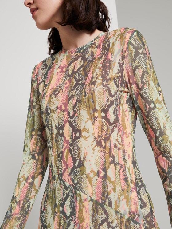 Dress with a snake print - Women - colourful snake print Dress with a snake print - Women - colourful snake print - 9 - TOM TAILOR Denim