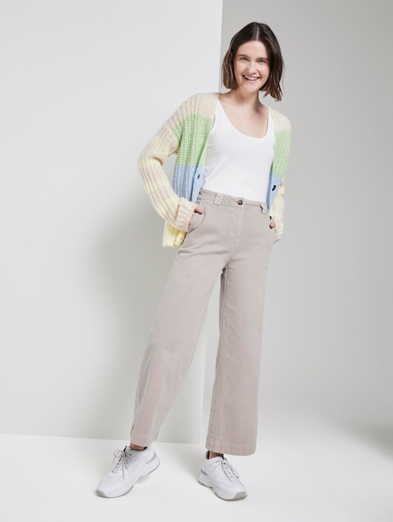 Gefärbte Jeans Culotte - Frauen - Dusty Taupe Gefärbte Jeans Culotte - Frauen - Dusty Taupe - 3 - TOM TAILOR