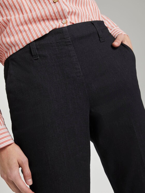 Mia Slim Hose mit elastischem Tape-Bund - Frauen - Clean Rinsed Blue Denim Mia Slim Hose mit elastischem Tape-Bund - Frauen - Clean Rinsed Blue Denim - 10 - TOM TAILOR