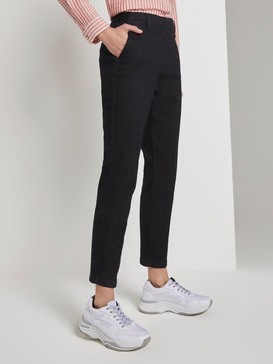Mia Slim Hose mit elastischem Tape-Bund - Frauen - Clean Rinsed Blue Denim Mia Slim Hose mit elastischem Tape-Bund - Frauen - Clean Rinsed Blue Denim - 11 - TOM TAILOR