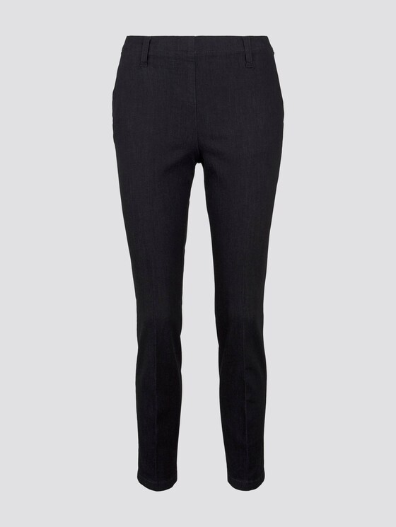 Mia Slim Hose mit elastischem Tape-Bund - Frauen - Clean Rinsed Blue Denim Mia Slim Hose mit elastischem Tape-Bund - Frauen - Clean Rinsed Blue Denim - 7 - TOM TAILOR