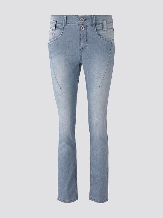 Tapered relaxed jeans - Women - Clean Mid Stone Blue Denim Tapered relaxed jeans - Women - Clean Mid Stone Blue Denim - 7 - TOM TAILOR