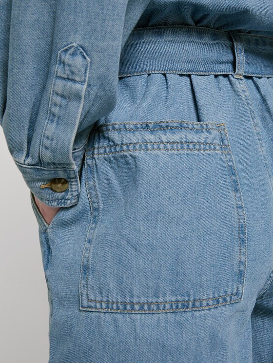 Jeans Jumpsuit - Frauen - Used Mid Stone Blue Denim Jeans Jumpsuit - Frauen - Used Mid Stone Blue Denim - 10 - TOM TAILOR Denim