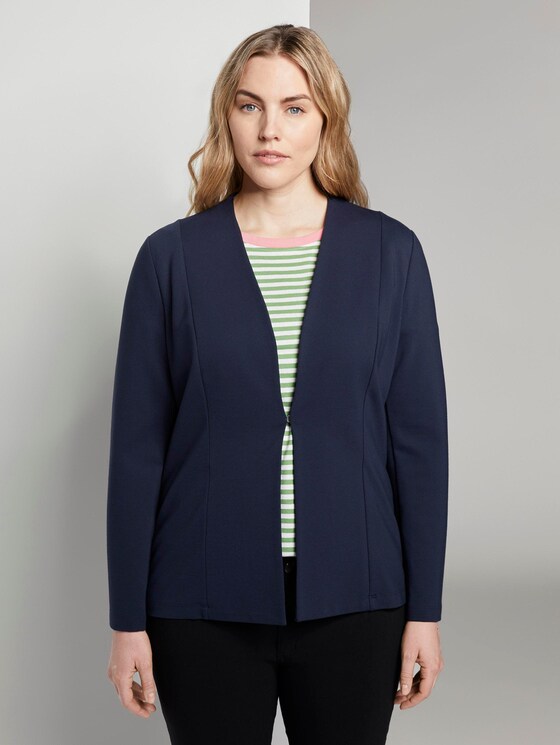 Schlichter Blazer im Loose-Fit - Frauen - Real Navy Blue Schlichter Blazer im Loose-Fit - Frauen - Real Navy Blue - 1 - My True Me