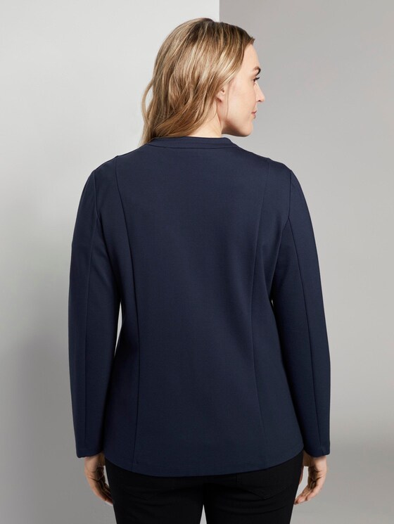 Schlichter Blazer im Loose-Fit - Frauen - Real Navy Blue Schlichter Blazer im Loose-Fit - Frauen - Real Navy Blue - 2 - My True Me