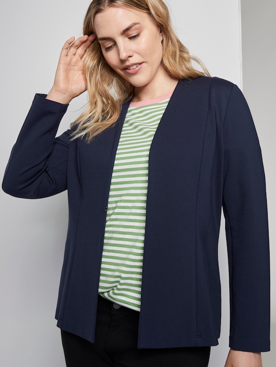 Schlichter Blazer im Loose-Fit - Frauen - Real Navy Blue Schlichter Blazer im Loose-Fit - Frauen - Real Navy Blue - 5 - My True Me