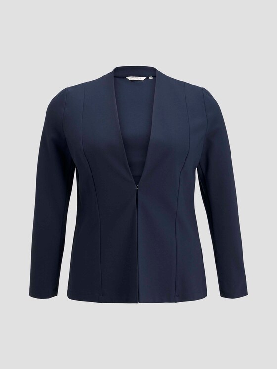 Schlichter Blazer im Loose-Fit - Frauen - Real Navy Blue Schlichter Blazer im Loose-Fit - Frauen - Real Navy Blue - 7 - My True Me