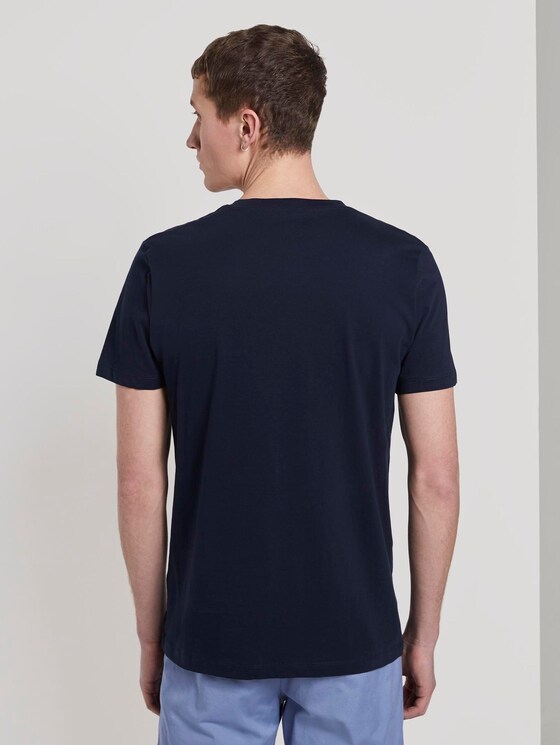 T-Shirt mit dezentem Print - Männer - Sky Captain Blue T-Shirt mit dezentem Print - Männer - Sky Captain Blue - 2 - TOM TAILOR Denim