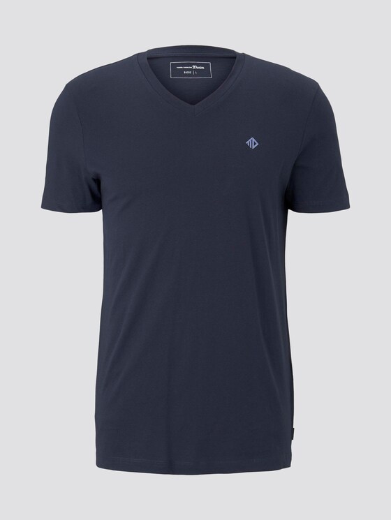 T-Shirt mit dezentem Print - Männer - Sky Captain Blue T-Shirt mit dezentem Print - Männer - Sky Captain Blue - 7 - TOM TAILOR Denim