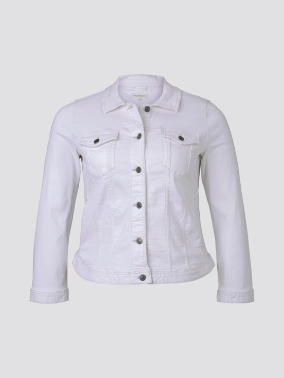 Farbige Jeansjacke - Frauen - White Farbige Jeansjacke - Frauen - White - 7 - My True Me