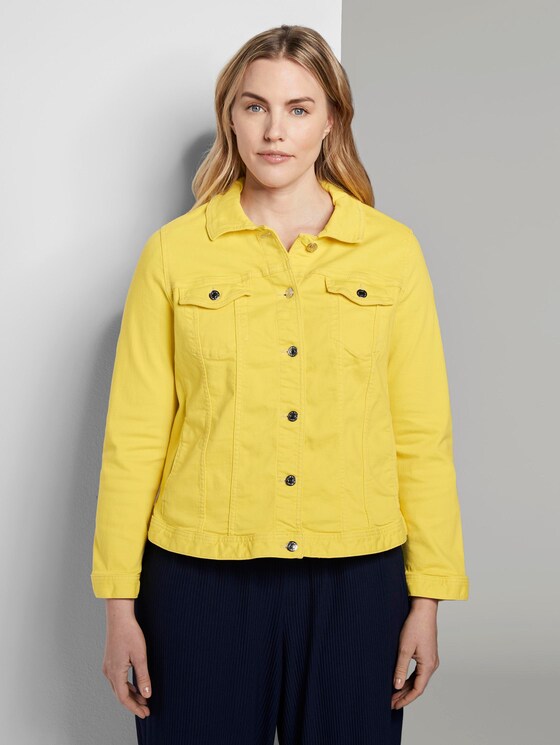 Farbige Jeansjacke - Frauen - jasmine yellow Farbige Jeansjacke - Frauen - jasmine yellow - 1 - My True Me