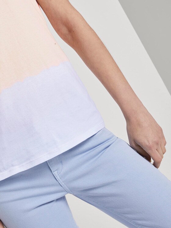 Nena & Larissa: T-Shirt mit Batik-Look - Frauen - blue beige dip dye Nena & Larissa: T-Shirt mit Batik-Look - Frauen - blue beige dip dye - 10 - TOM TAILOR