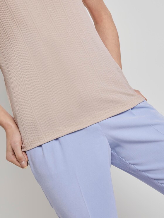 Nena & Larissa: Top met opstaande kraag - Vrouwen - soft vanilla Nena & Larissa: Top met opstaande kraag - Vrouwen - soft vanilla - 10 - TOM TAILOR