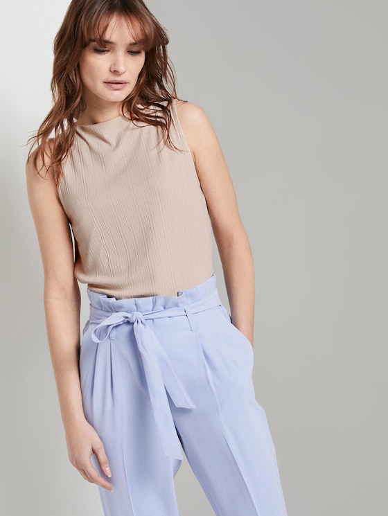 Nena & Larissa: Top met opstaande kraag - Vrouwen - soft vanilla Nena & Larissa: Top met opstaande kraag - Vrouwen - soft vanilla - 5 - TOM TAILOR