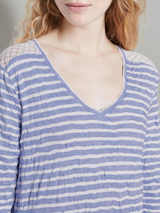 Gestreiftes T-Shirt - Frauen - blue striped Gestreiftes T-Shirt - Frauen - blue striped - 9 - TOM TAILOR