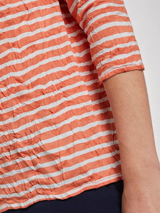 Gestreiftes T-Shirt - Frauen - melon offwhite stripe Gestreiftes T-Shirt - Frauen - melon offwhite stripe - 10 - TOM TAILOR