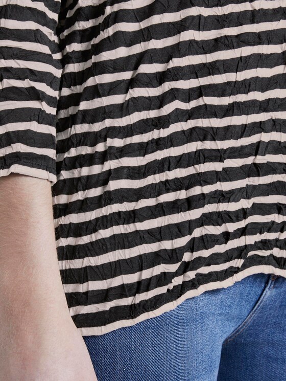 Gestreiftes T-Shirt - Frauen - navy offwhite stripe Gestreiftes T-Shirt - Frauen - navy offwhite stripe - 10 - TOM TAILOR