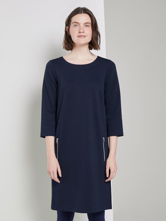 Minikleid mit U-Boot-Ausschnitt - Frauen - Sky Captain Blue Minikleid mit U-Boot-Ausschnitt - Frauen - Sky Captain Blue - 1 - TOM TAILOR