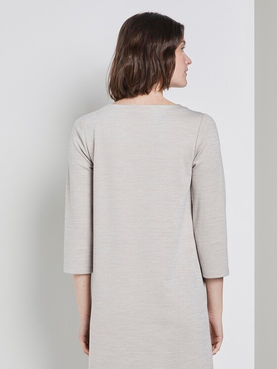 Minikleid mit U-Boot-Ausschnitt - Frauen - Dusty Taupe Minikleid mit U-Boot-Ausschnitt - Frauen - Dusty Taupe - 2 - TOM TAILOR