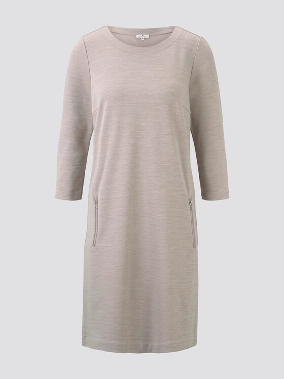 Minikleid mit U-Boot-Ausschnitt - Frauen - Dusty Taupe Minikleid mit U-Boot-Ausschnitt - Frauen - Dusty Taupe - 7 - TOM TAILOR