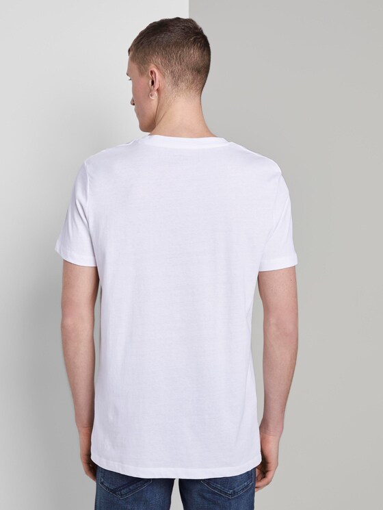 T-Shirt mit Colorblock-Streifen - Männer - soft neo green T-Shirt mit Colorblock-Streifen - Männer - soft neo green - 2 - TOM TAILOR Denim