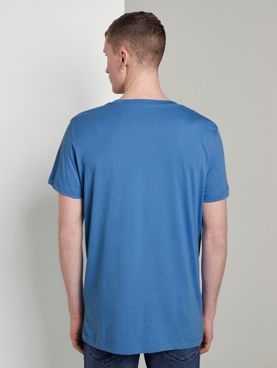 T-Shirt mit Print - Männer - water sport blue T-Shirt mit Print - Männer - water sport blue - 2 - TOM TAILOR Denim