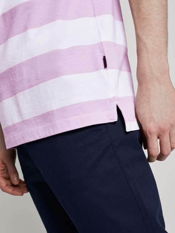 Gestreiftes T-Shirt - Männer - lilac block stripe Gestreiftes T-Shirt - Männer - lilac block stripe - 10 - TOM TAILOR Denim