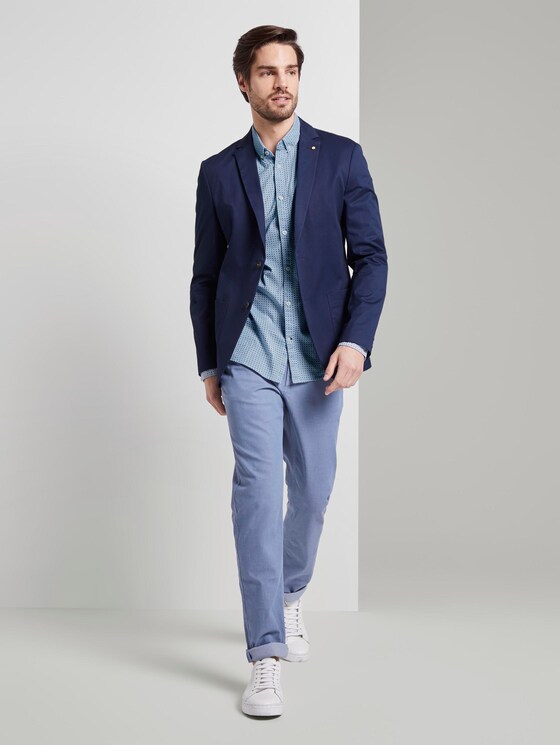Gemustertes Hemd - Männer - light blue geometric design Gemustertes Hemd - Männer - light blue geometric design - 3 - TOM TAILOR