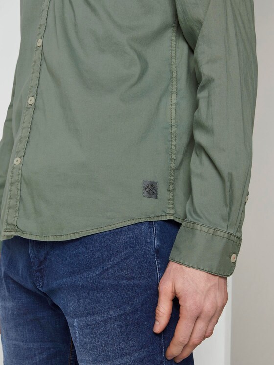 Oxford Hemd mit Brusttasche - Männer - Pale Bark Green Oxford Hemd mit Brusttasche - Männer - Pale Bark Green - 9 - TOM TAILOR