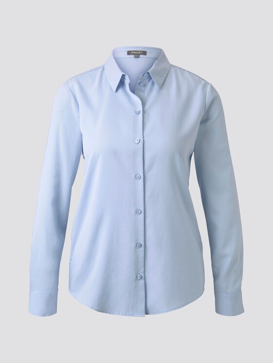 Schlichte Hemdbluse - Frauen - Soft Charming Blue Schlichte Hemdbluse - Frauen - Soft Charming Blue - 7 - Mine to five