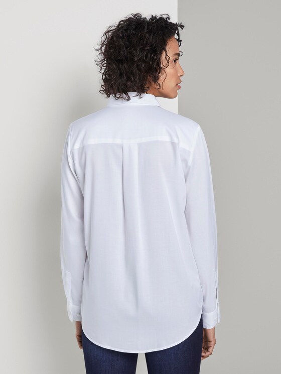 Schlichte Hemdbluse - Frauen - White Schlichte Hemdbluse - Frauen - White - 2 - Mine to five
