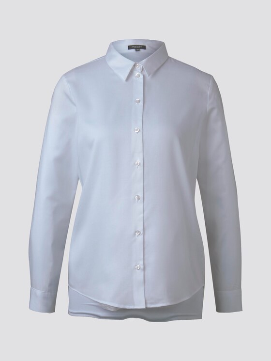Schlichte Hemdbluse - Frauen - White Schlichte Hemdbluse - Frauen - White - 7 - Mine to five