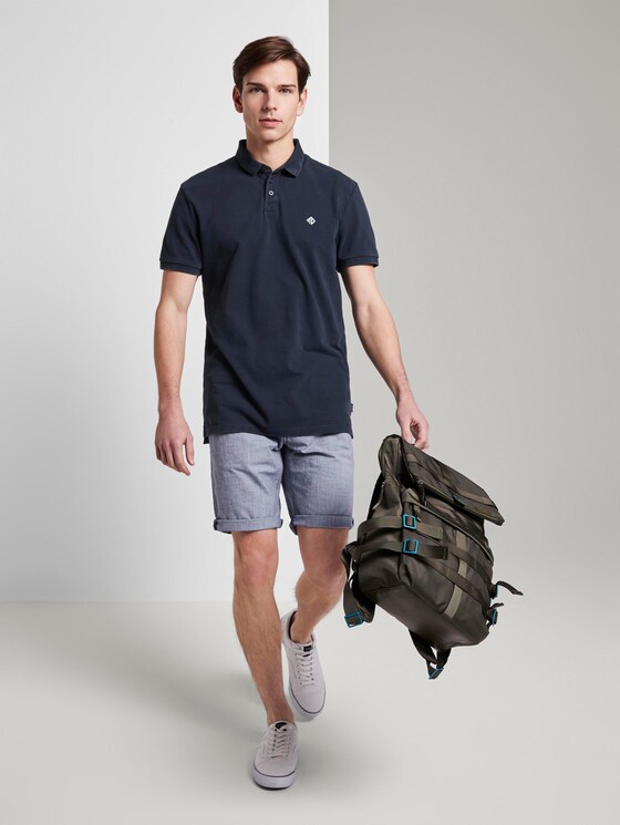 Poloshirt mit Print - Männer - Sky Captain Blue Poloshirt mit Print - Männer - Sky Captain Blue - 3 - TOM TAILOR Denim