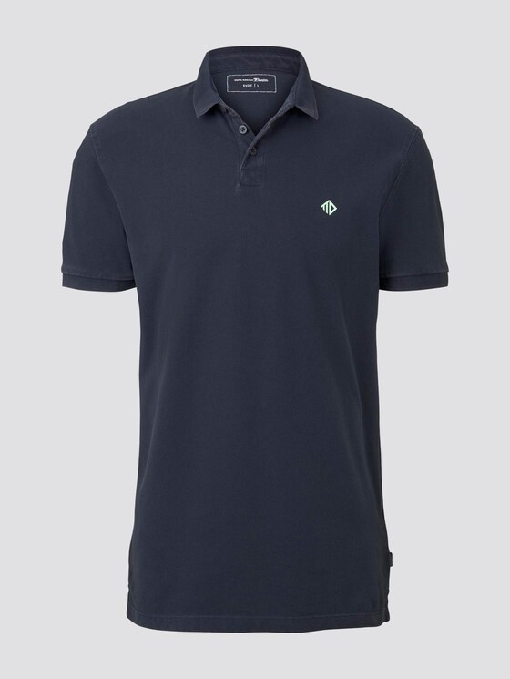 Poloshirt mit Print - Männer - Sky Captain Blue Poloshirt mit Print - Männer - Sky Captain Blue - 7 - TOM TAILOR Denim