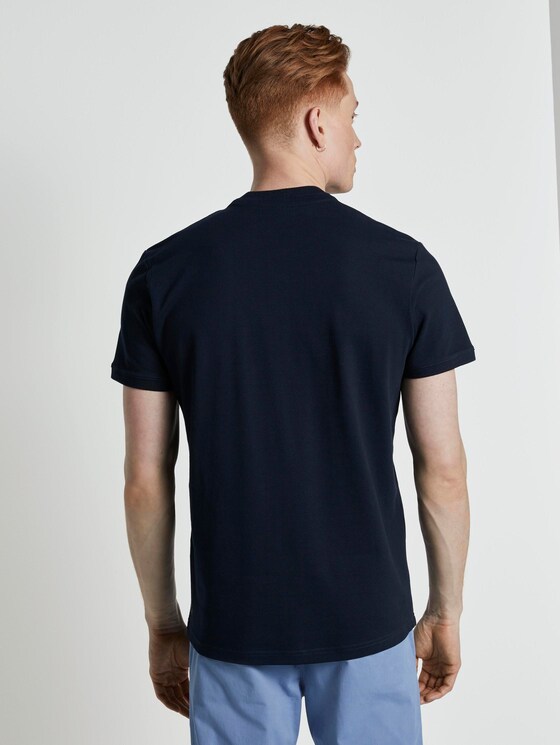 Henley T-Shirt - Männer - Sky Captain Blue Henley T-Shirt - Männer - Sky Captain Blue - 2 - TOM TAILOR Denim