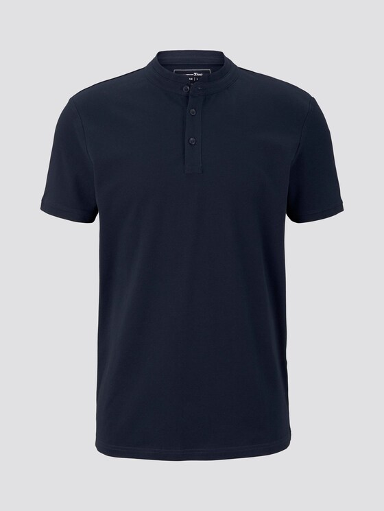 Henley T-Shirt - Männer - Sky Captain Blue Henley T-Shirt - Männer - Sky Captain Blue - 7 - TOM TAILOR Denim