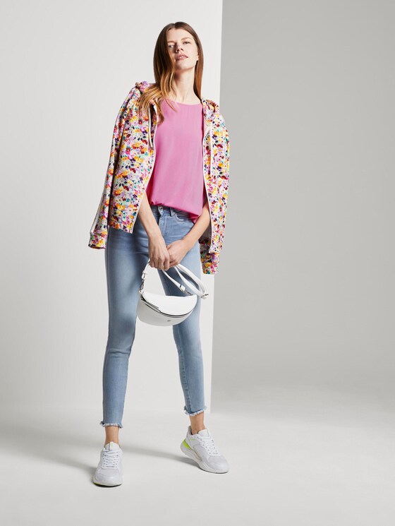 Blusenshirt mit Turn-Ups - Frauen - bright pink Blusenshirt mit Turn-Ups - Frauen - bright pink - 3 - TOM TAILOR Denim