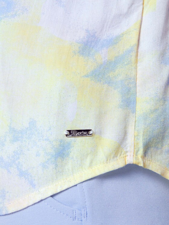 Kurzarm Blusenshirt im Batik-Look - Frauen - yellow rose batik print Kurzarm Blusenshirt im Batik-Look - Frauen - yellow rose batik print - 10 - TOM TAILOR Denim