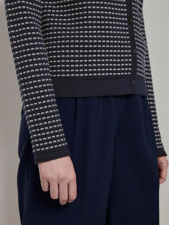 Gepunkteter Cardigan - Frauen - Sky Captain Blue Gepunkteter Cardigan - Frauen - Sky Captain Blue - 10 - TOM TAILOR